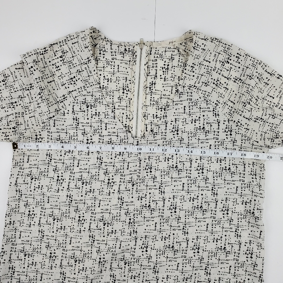 Gibson long sleeve 100% back zip v neck top Small - Picture 6 of 8